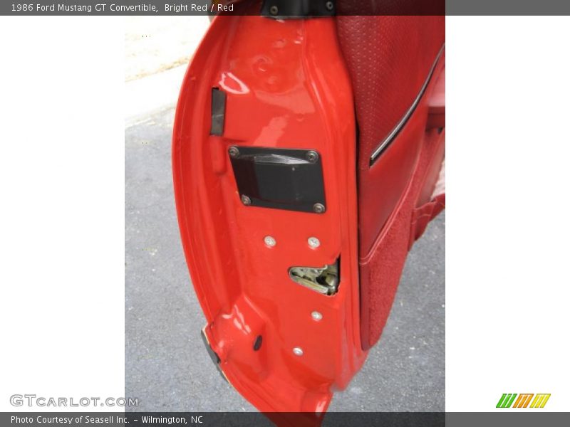 Bright Red / Red 1986 Ford Mustang GT Convertible