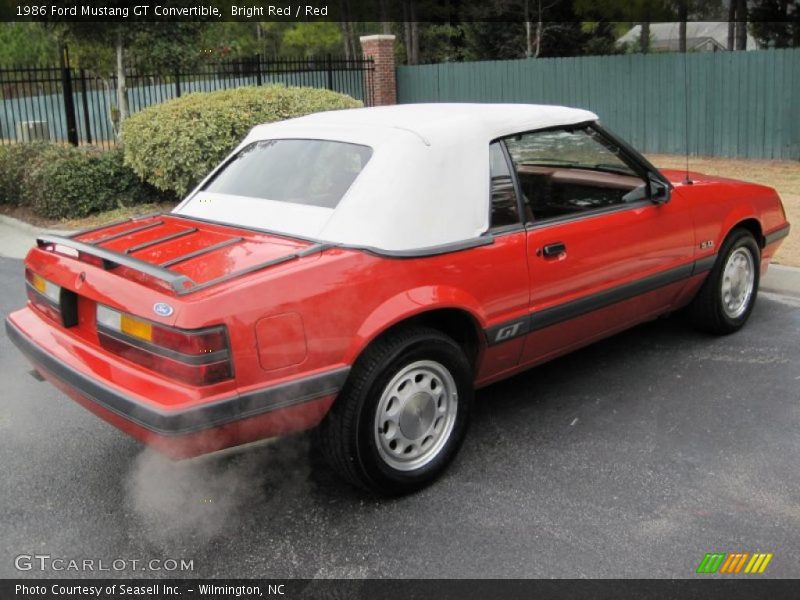  1986 Mustang GT Convertible Bright Red