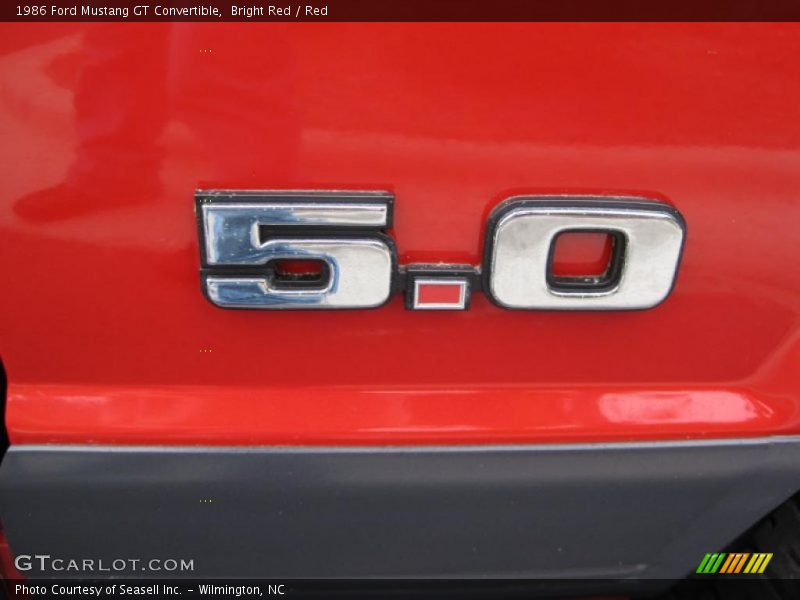  1986 Mustang GT Convertible Logo