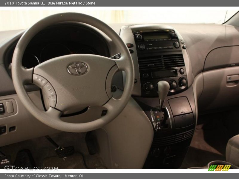 Blue Mirage Metallic / Stone 2010 Toyota Sienna LE