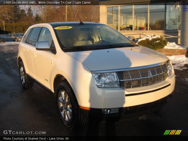 White Chocolate Tri Coat / Light Camel 2008 Lincoln MKX AWD