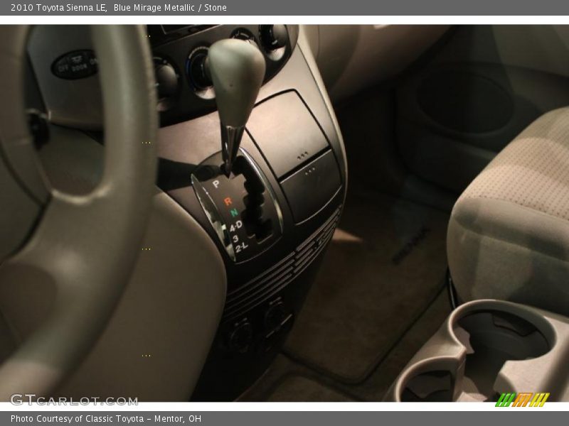 Blue Mirage Metallic / Stone 2010 Toyota Sienna LE