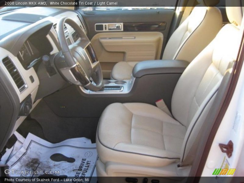 White Chocolate Tri Coat / Light Camel 2008 Lincoln MKX AWD