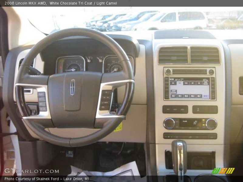 White Chocolate Tri Coat / Light Camel 2008 Lincoln MKX AWD