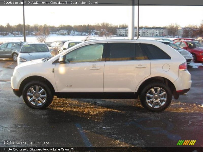 White Chocolate Tri Coat / Light Camel 2008 Lincoln MKX AWD