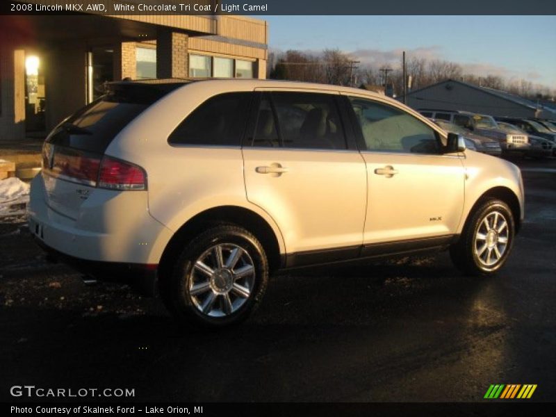 White Chocolate Tri Coat / Light Camel 2008 Lincoln MKX AWD