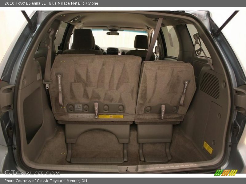 Blue Mirage Metallic / Stone 2010 Toyota Sienna LE