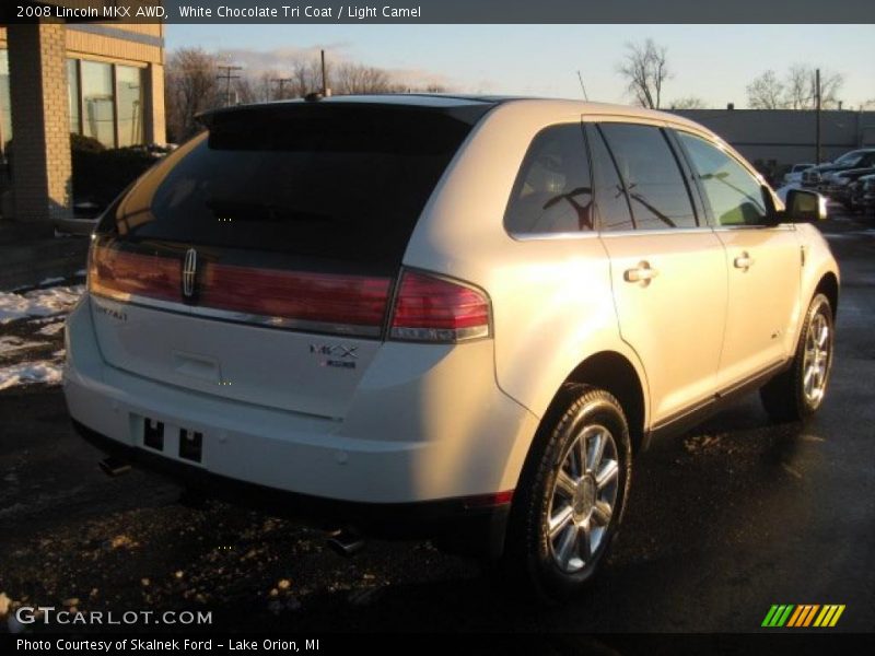 White Chocolate Tri Coat / Light Camel 2008 Lincoln MKX AWD