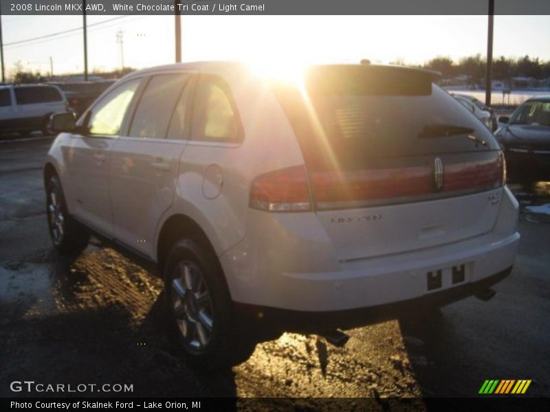 White Chocolate Tri Coat / Light Camel 2008 Lincoln MKX AWD