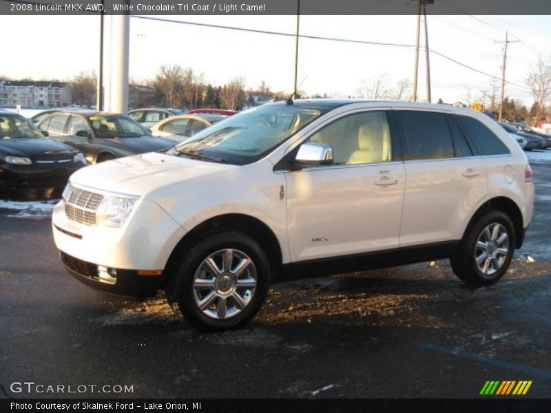 White Chocolate Tri Coat / Light Camel 2008 Lincoln MKX AWD