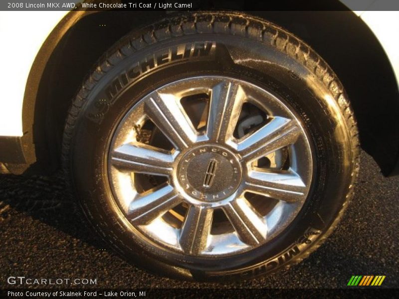 White Chocolate Tri Coat / Light Camel 2008 Lincoln MKX AWD