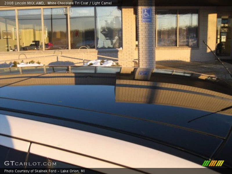 White Chocolate Tri Coat / Light Camel 2008 Lincoln MKX AWD
