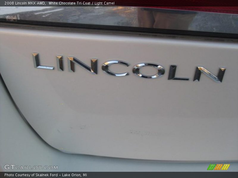 White Chocolate Tri Coat / Light Camel 2008 Lincoln MKX AWD