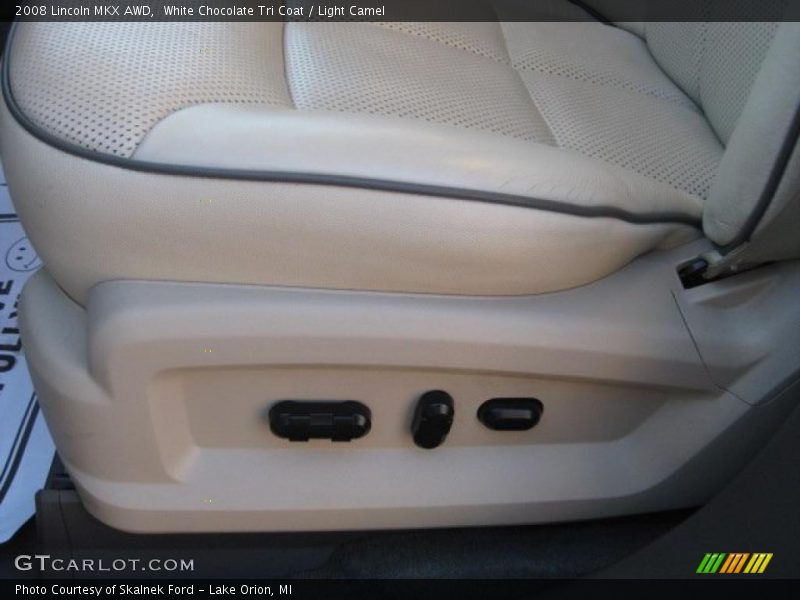 White Chocolate Tri Coat / Light Camel 2008 Lincoln MKX AWD