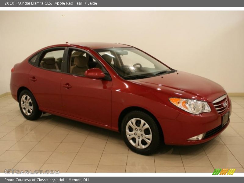 Apple Red Pearl / Beige 2010 Hyundai Elantra GLS