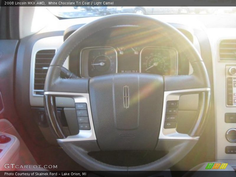 White Chocolate Tri Coat / Light Camel 2008 Lincoln MKX AWD