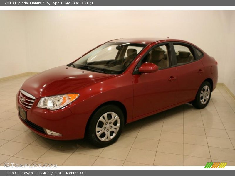 Apple Red Pearl / Beige 2010 Hyundai Elantra GLS