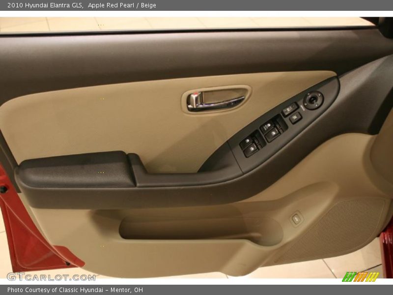 Apple Red Pearl / Beige 2010 Hyundai Elantra GLS