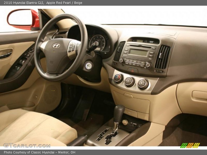 Apple Red Pearl / Beige 2010 Hyundai Elantra GLS