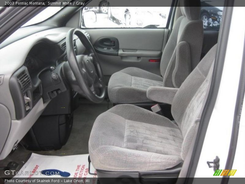 Summit White / Gray 2003 Pontiac Montana