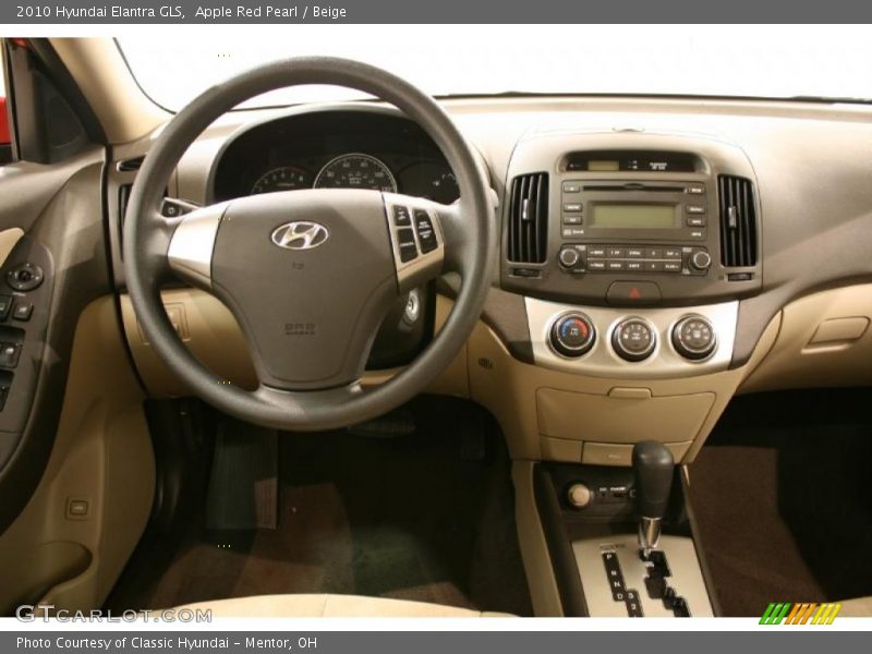 Apple Red Pearl / Beige 2010 Hyundai Elantra GLS