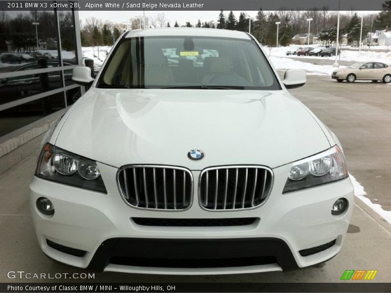  2011 X3 xDrive 28i Alpine White