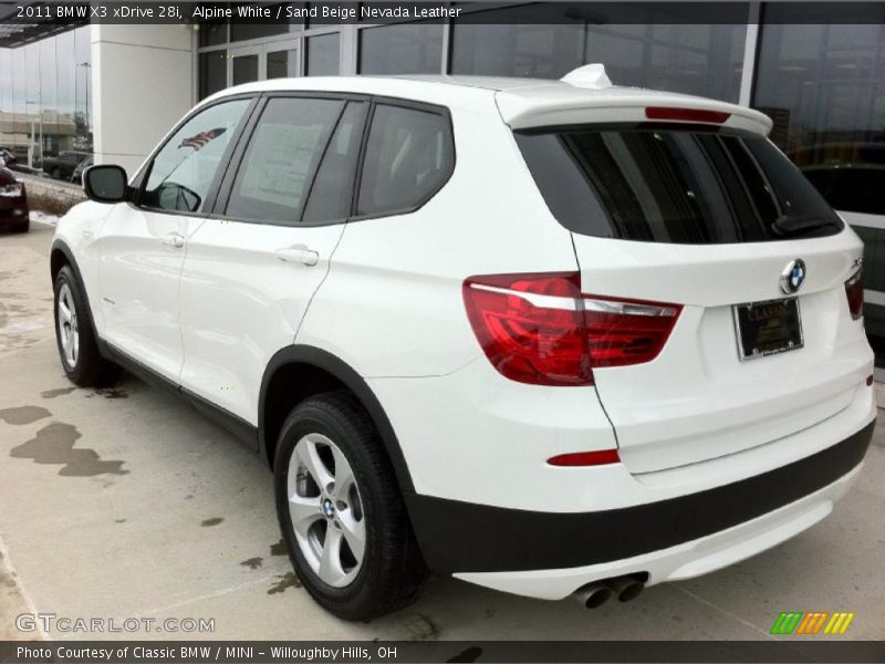  2011 X3 xDrive 28i Alpine White