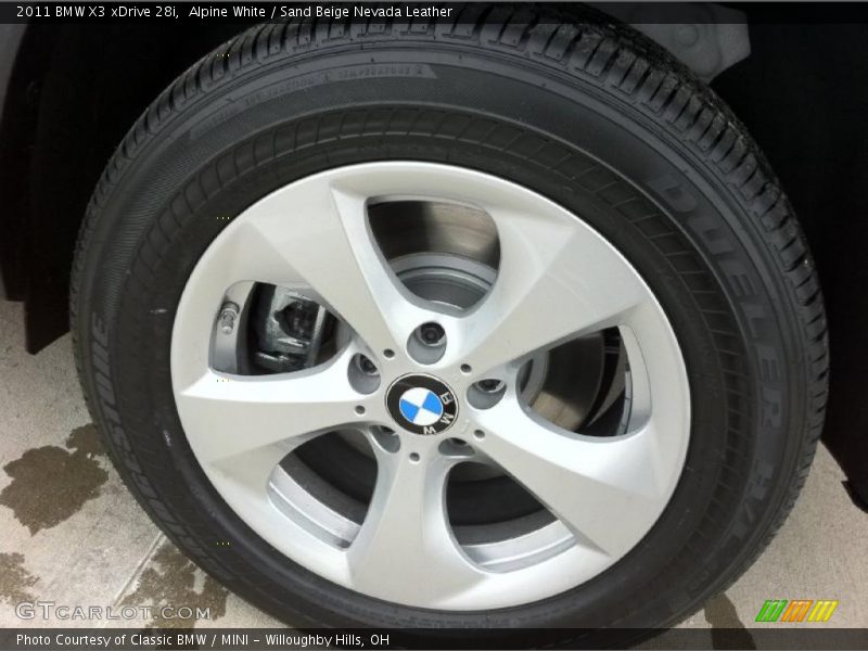  2011 X3 xDrive 28i Wheel