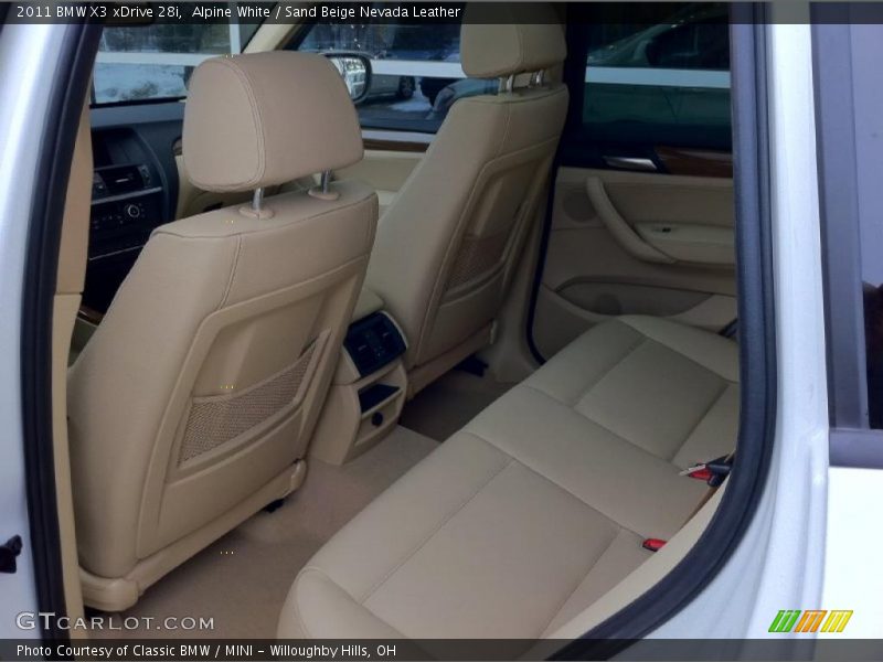  2011 X3 xDrive 28i Sand Beige Nevada Leather Interior