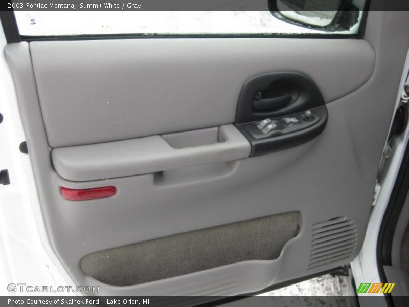 Summit White / Gray 2003 Pontiac Montana