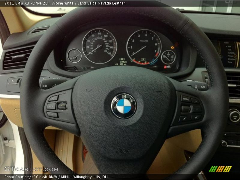  2011 X3 xDrive 28i Steering Wheel