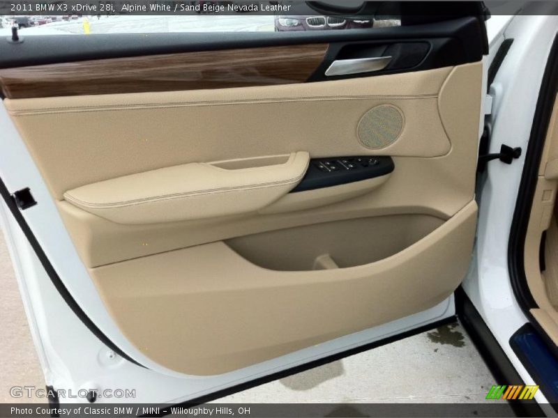 Door Panel of 2011 X3 xDrive 28i