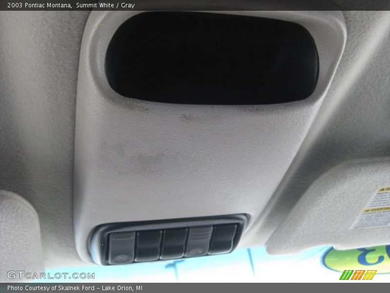 Summit White / Gray 2003 Pontiac Montana