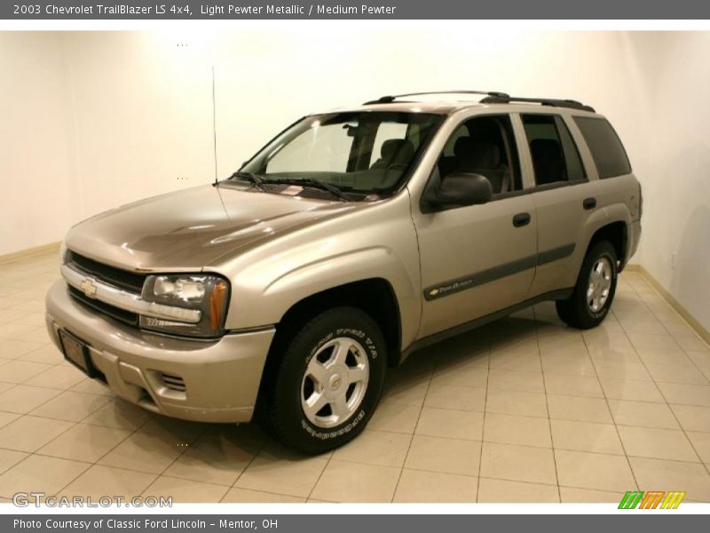 Light Pewter Metallic / Medium Pewter 2003 Chevrolet TrailBlazer LS 4x4