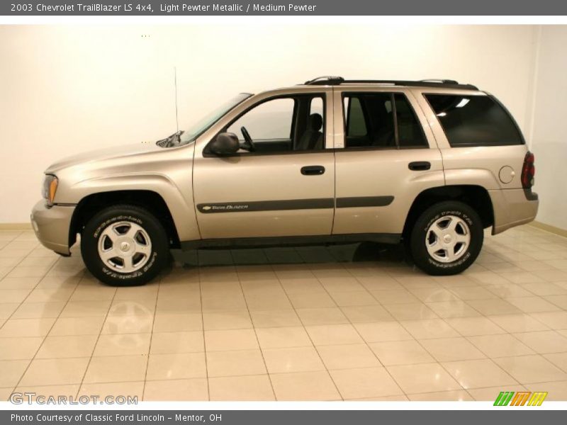 Light Pewter Metallic / Medium Pewter 2003 Chevrolet TrailBlazer LS 4x4
