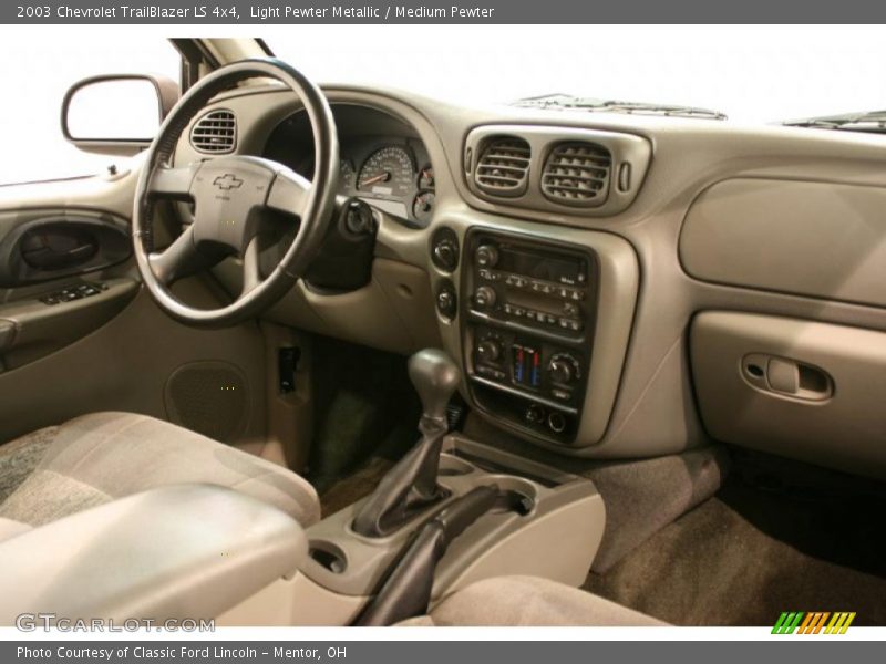 Light Pewter Metallic / Medium Pewter 2003 Chevrolet TrailBlazer LS 4x4