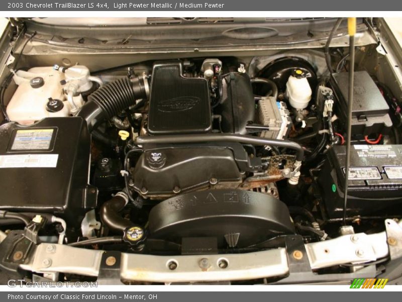 Light Pewter Metallic / Medium Pewter 2003 Chevrolet TrailBlazer LS 4x4