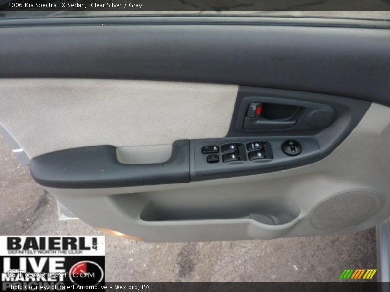 Clear Silver / Gray 2006 Kia Spectra EX Sedan