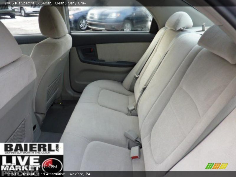 Clear Silver / Gray 2006 Kia Spectra EX Sedan