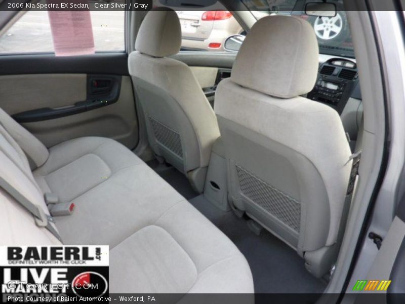 Clear Silver / Gray 2006 Kia Spectra EX Sedan