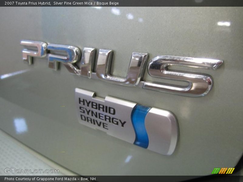 Silver Pine Green Mica / Bisque Beige 2007 Toyota Prius Hybrid