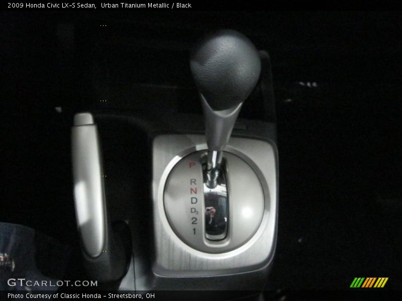 Urban Titanium Metallic / Black 2009 Honda Civic LX-S Sedan