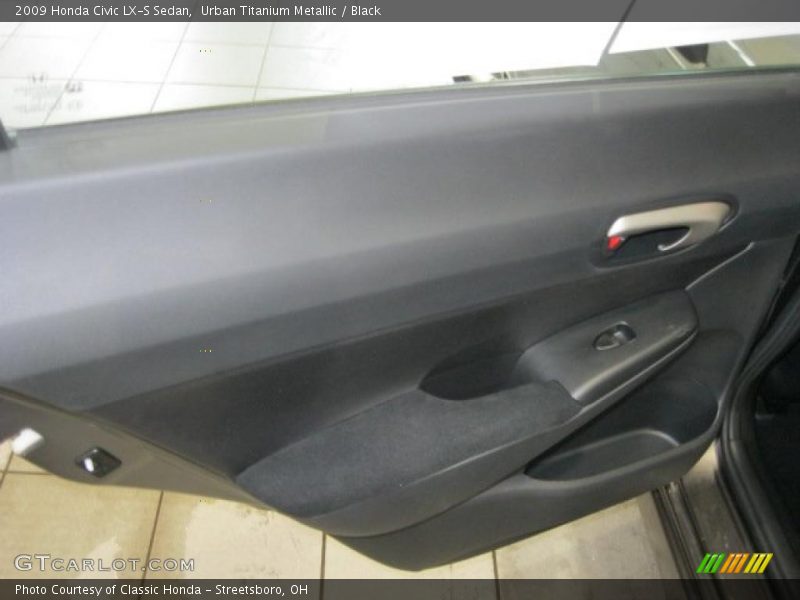 Urban Titanium Metallic / Black 2009 Honda Civic LX-S Sedan