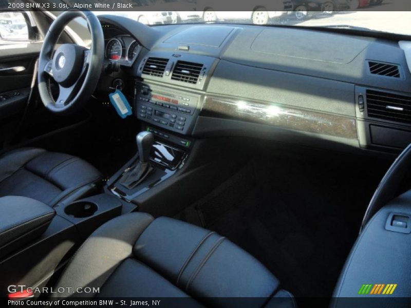 Alpine White / Black 2008 BMW X3 3.0si