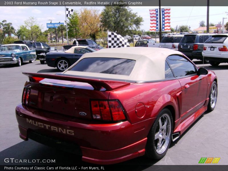 Redfire Metallic / Medium Graphite 2003 Ford Mustang Roush Stage 1 Convertible