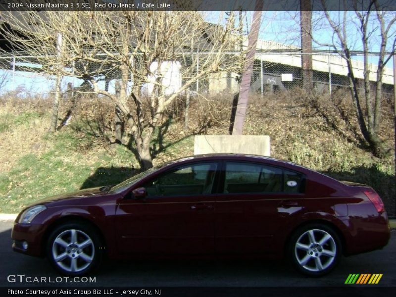 Red Opulence / Cafe Latte 2004 Nissan Maxima 3.5 SE