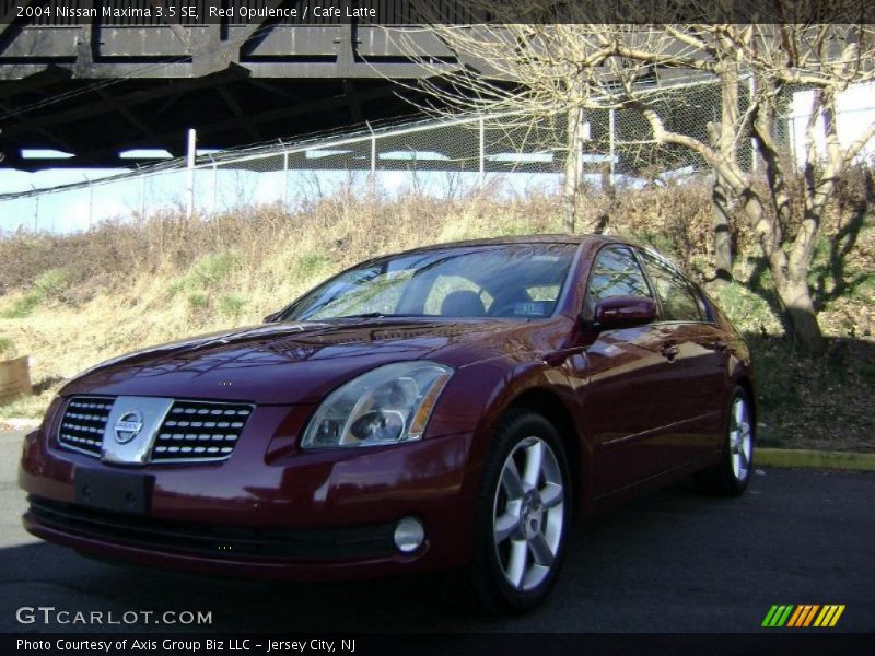 Red Opulence / Cafe Latte 2004 Nissan Maxima 3.5 SE