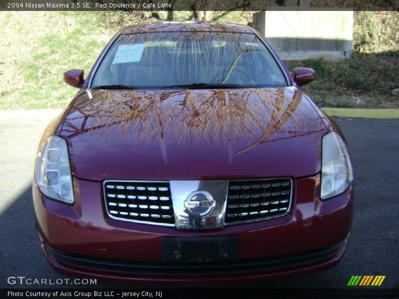 Red Opulence / Cafe Latte 2004 Nissan Maxima 3.5 SE