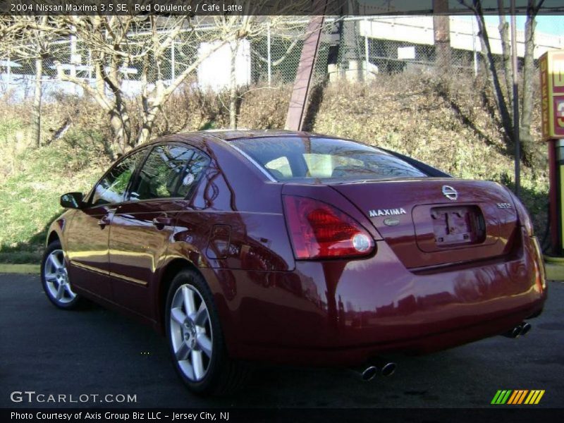 Red Opulence / Cafe Latte 2004 Nissan Maxima 3.5 SE