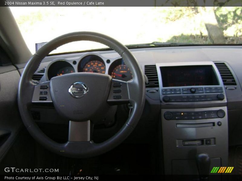 Red Opulence / Cafe Latte 2004 Nissan Maxima 3.5 SE